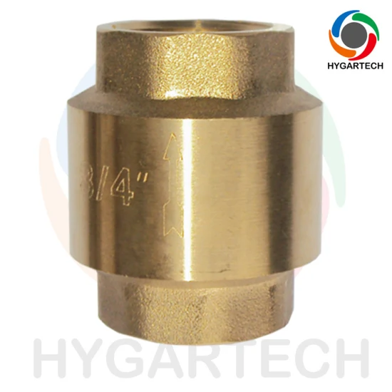 Brass European York Check Valve Pump Suction Valve